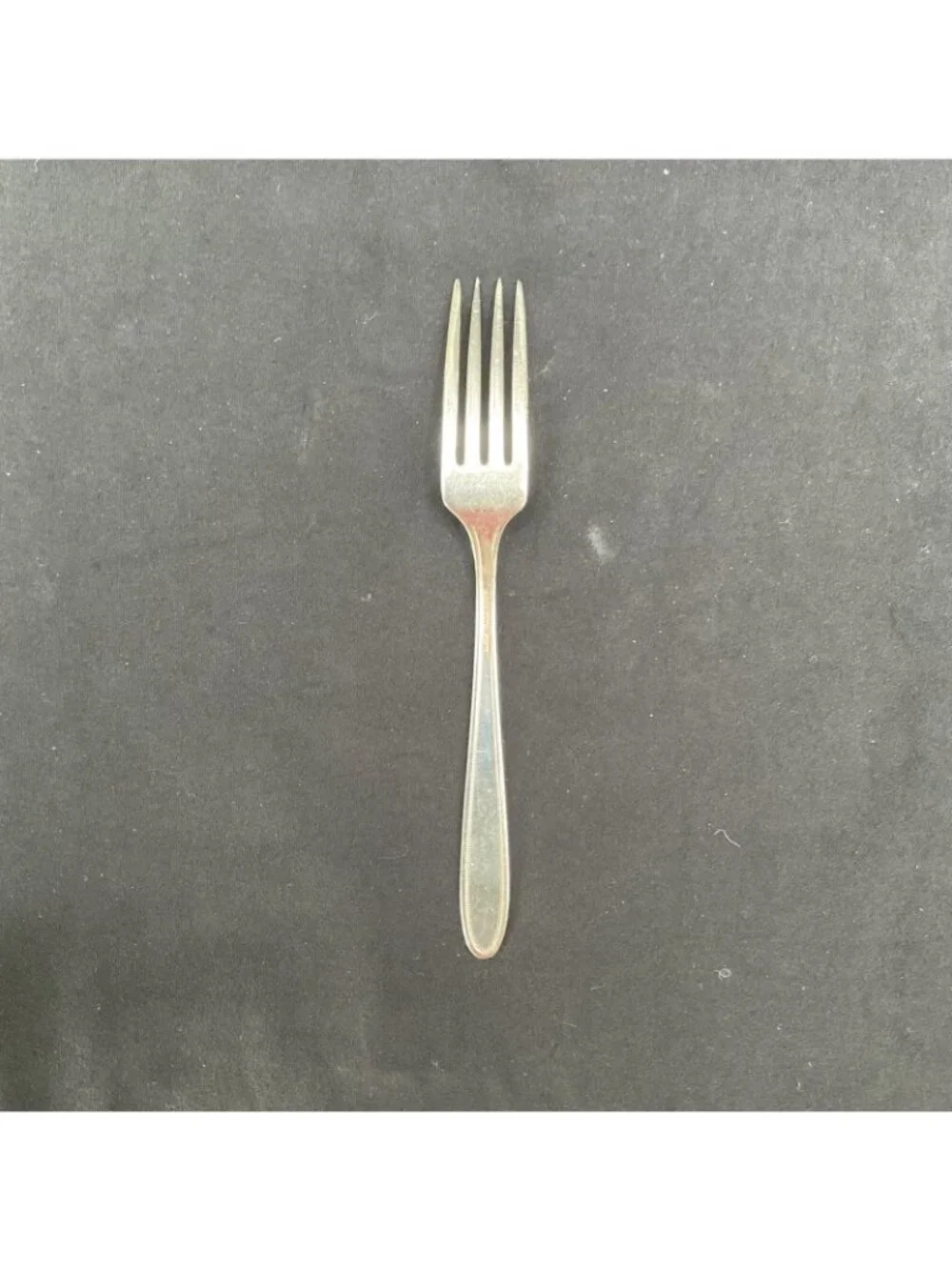 Lot of 12 Community Plate Silverplate Salad Forks Monogram H Vintage Flatware